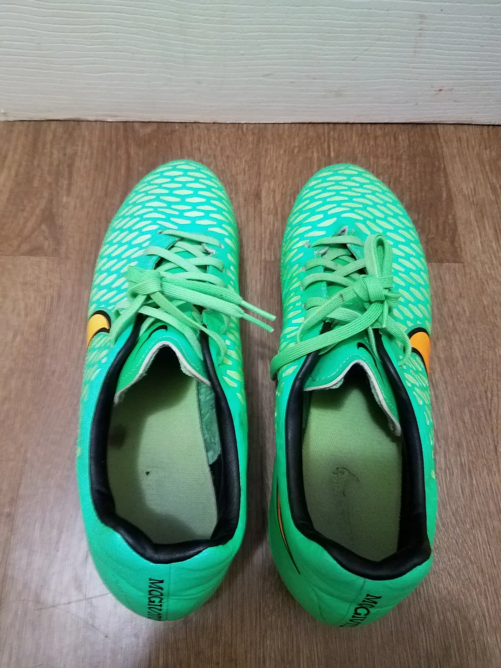 Nike Magista Opus Green,ACC Football Cleats mens shoes size 11.5